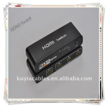 Splitter commutateur HDMI 3 ports à chaud pour HDTV HD 1080P